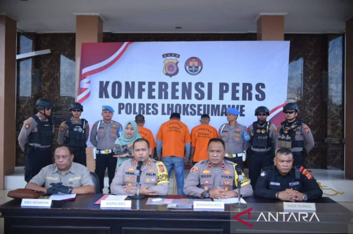 Polres Lhokseumawe Gagalkan Pelarian 6 Pengungsi Rohingya