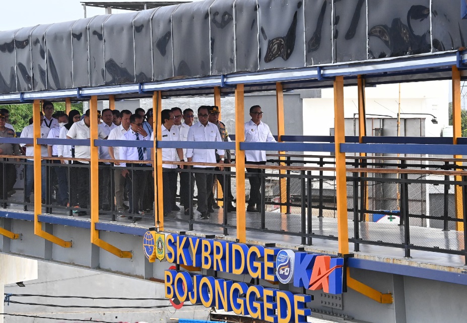 Skybridge Bojonggede, Jembatan Pengubung Stasiun dan Terminal Resmi Beroperasi