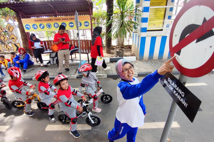 Menularkan Virus 'Safety Riding' Kepada PAUD, Ada caranya Khusus!