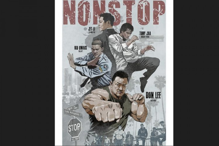 Viral Ma Dong Seok Pamer Poster Film Bareng Iko Uwais dan Jet Li