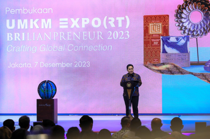 Erick Thohir: UMKM EXPO(RT) BRILIANPRENEUR Kunci Perkuat Ekosistem UMKM