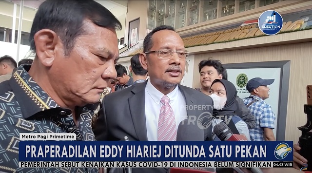 Praperadilan Eks Wamenkumham Eddy Hiariej Cs Ditunda hingga Pekan Depan