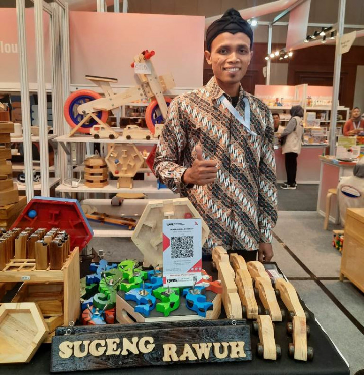 Ikut UMKM EXPO(RT) BRILIANPRENEUR 2023, 'Pancal Bike' Berharap Bisa Perluas Pasar