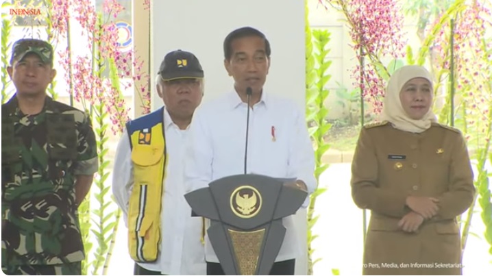 Jokowi Resmikan Pasar Induk Among Tani di Kota Batu