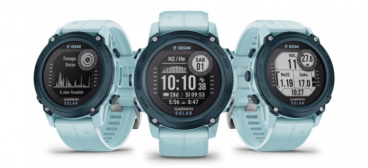 Garmin Pamer Dive Comp Terbaru lewat Descent G1 Solar Ocean Edition