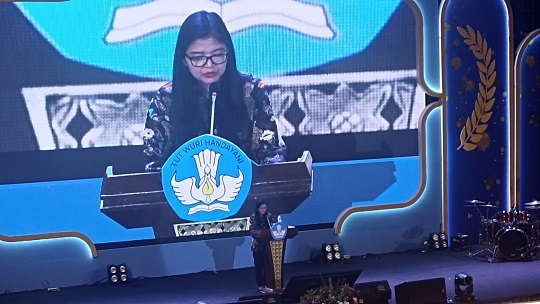 Kepala Pusat Prestasi Nasional (Puspresnas) Maria Veronica. Medcom.id/Ilham Pratama Putra