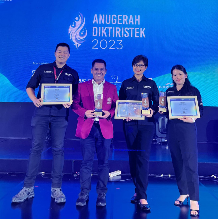 Top! Humas Untar Sabet 3 Penghargaan Sekaligus di Anugerah Diktiristek 2023
