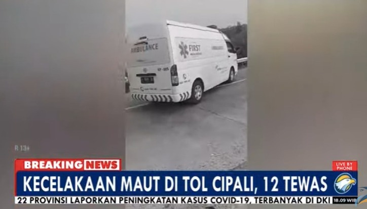 Update Kecelakaan Tol Cipali, 12 Orang Meninggal Dunia