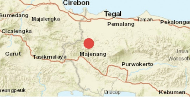 BMKG Sebut Gempa Tegal M 4,5 Sebagai Gempa Tektonik Dangkal