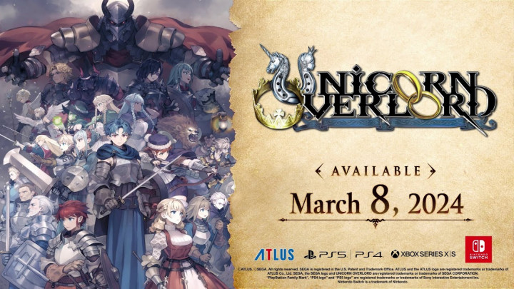 Sega Pamer Game Terbaru Berjudul Unicorn Overlord Besutan Atlus