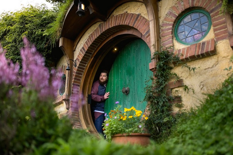 Hobbiton, Waikato rumah-rumah ikonik dari film The Hobbit dan The Lord of the Rings. Dok. Ist