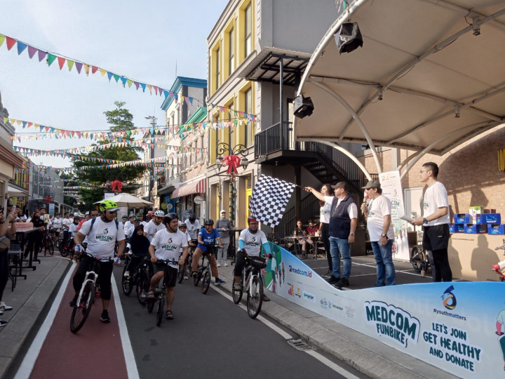 Fun Bike di Ultah ke-6 Medcom Berjalan Seru