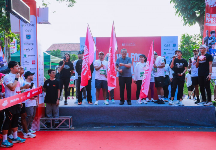 Selenggarakan Run for Humanity, Pemkot Tangsel dan Kajian Musyawarah Donasikan 100 Persen untuk Palestina