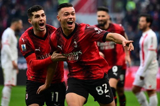 Hasil Liga Italia: AC Milan Menang Telak atas Monza