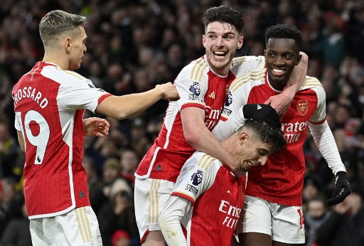 Hasil Liga Inggris: Arsenal Tekuk Brighton, West Ham Bantai Wolves