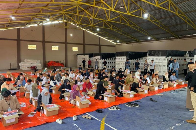 264 Lembar Surat Suara Pilpres di Rejang Lebong Rusak