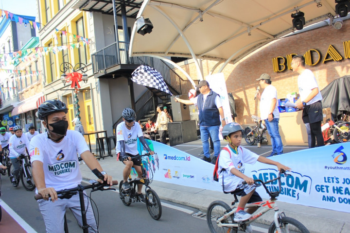 Sinyal Kuat Indosat HiFi di Acara Medcom Fun Bike