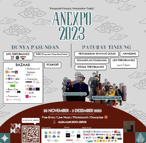 Mahasiswa semester 5 Program Studi Diploma III Administrasi Bisnis Politeknik Negeri Jakarta sukses menggelar kegiatan AN EXPO 2023 (Foto:Dok)