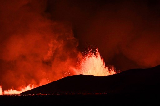 Gunung Berapi di Islandia Meletus, 4 Ribu Orang Dievakuasi