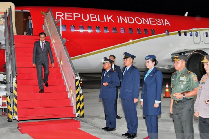 Usai Lawatan ke Jepang, Presiden Jokowi Tiba di Jakarta