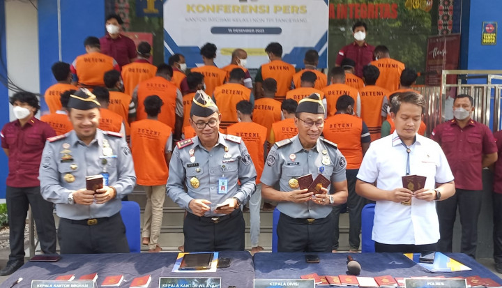 Imigrasi Tangkap 27 WN Srilanka Bikin Resah Warga Tangerang