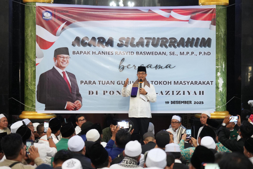 Anies Imbau Santri Tak Sia-siakan Hak Suaranya di Pemilu 2024