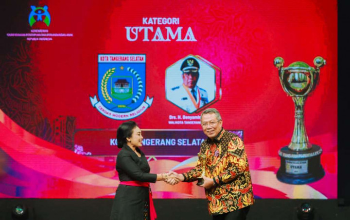 Wujudkan Kesetaraan Gender, Pemkot Tangsel Raih Penghargaan Anugerah Parahita Ekapraya 2023