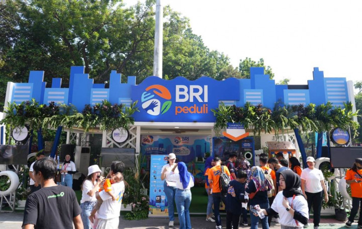 Rayakan HUT Ke-128 di GBK, BRI Peduli Pilah & Kelola 5,5 Ton Sampah