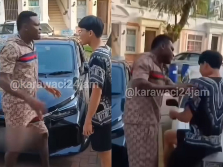 Viral! Pesepakbola Egwuatu Ouseloka Tampar Pria di Tangerang hingga Gendang Telinga Pecah