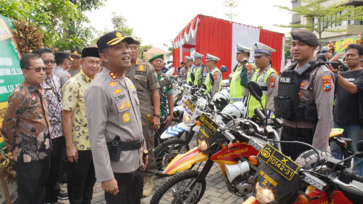 Amankan Nataru, Polresta Sidoarjo Siagakan 850 Personel