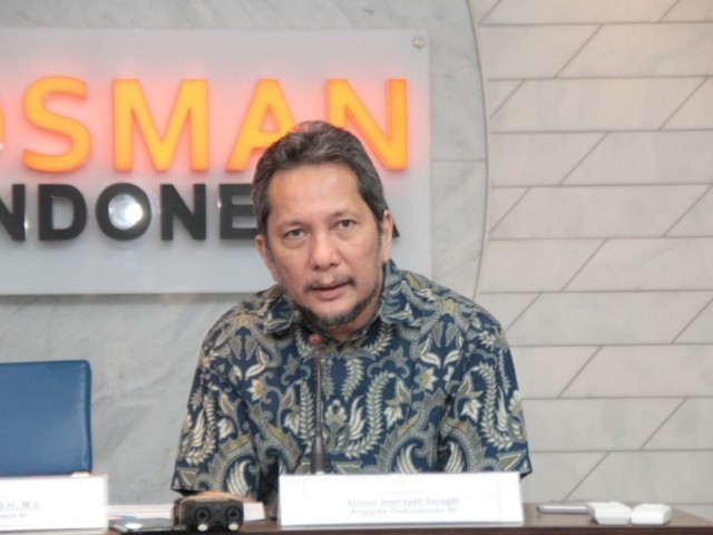 Mantan anggota Ombudsman Republik Indonesia (ORI), Alamsyah Saragih. DOK Ombdusman