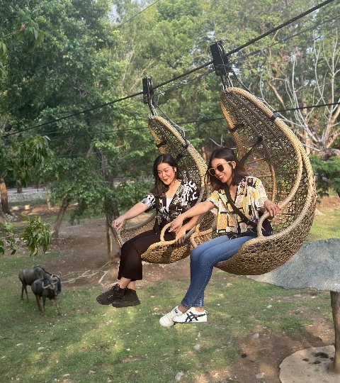 Liburan Nataru kali ini, kamu dan keluarga enggak perlu ke mana-mana lagi jika sudah berada di dalam arean Solo Safari. (Foto: Dok. Medcom.id/Aulia Putriningtias)