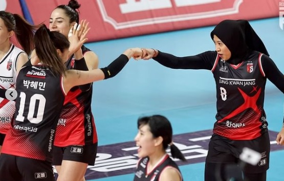 Top! Megawati Masuk Daftar All Star Korean V-League 2023/2024