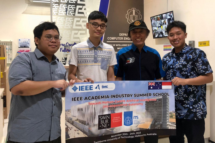 3 Mahasiswa ITS Raih Beasiswa Belajar Soal AI di IEEE AISS Australia