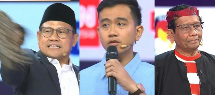 Netizen Beri Julukan untuk Ketiga Cawapres di Debat Malam Ini: El Sulfat vs El Taro vs El Slepet