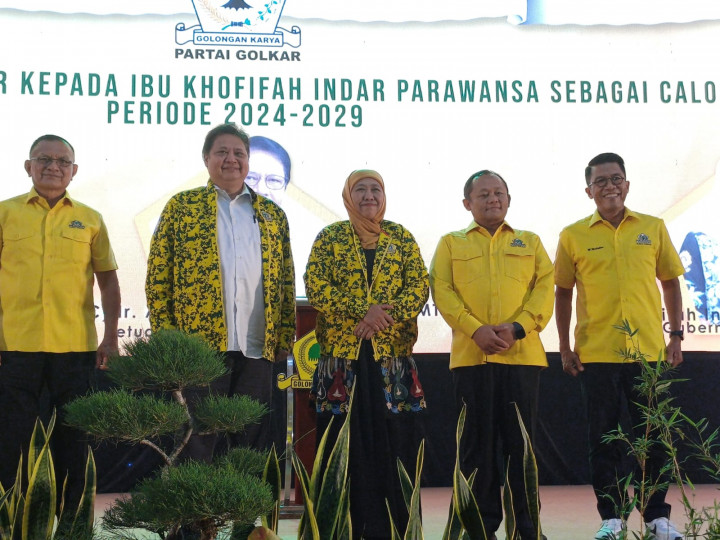 Partai Golkar Beri Rekomendasi Khofifah Maju di Pilgub Jatim