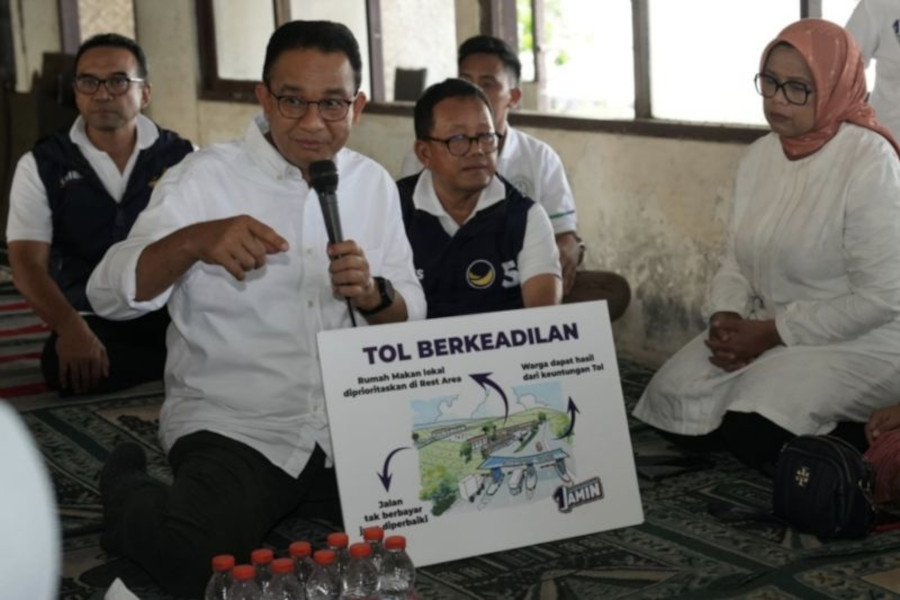 Temui Pelaku Usaha Pantura, Anies Janjikan Program Tol Berkeadilan