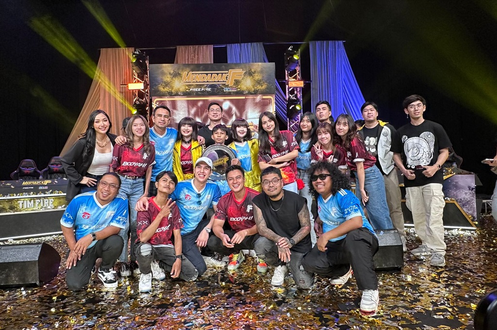 Turnamen epsorts MendadakFF menampilkan tim Raffi Ahmad sebagai juara di game Free Fire.