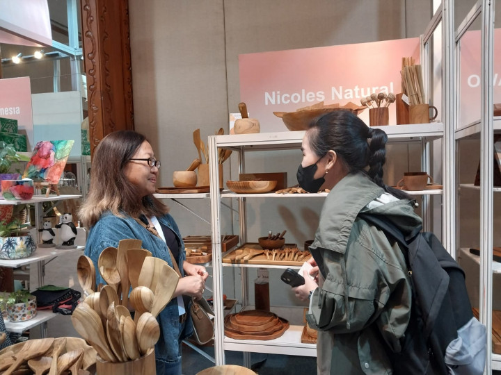 Peserta UMKM EXPO(RT) BRILIANPRENEUR 2023 Ini Cari Cuan dari Tren Go Green