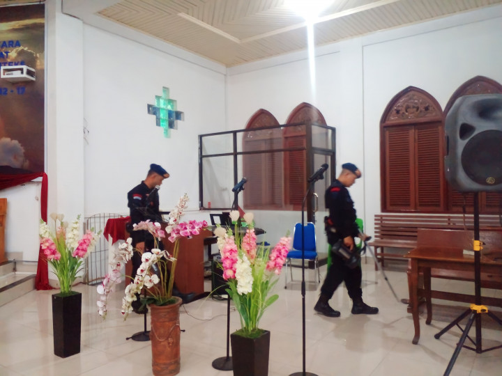 Polda Aceh Sterilisasi Gereja jelang Perayaan Natal