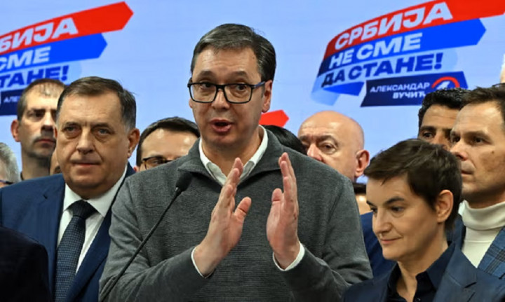 Aksi Protes Pemilu Ricuh, Presiden Serbia Minta Warga Tetap Tenang