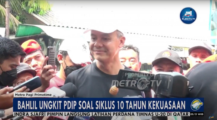 Bahlil Sebut Tak Ada Partai Berkuasa Lebih dari 10 Tahun, Ganjar: Lihat Nanti