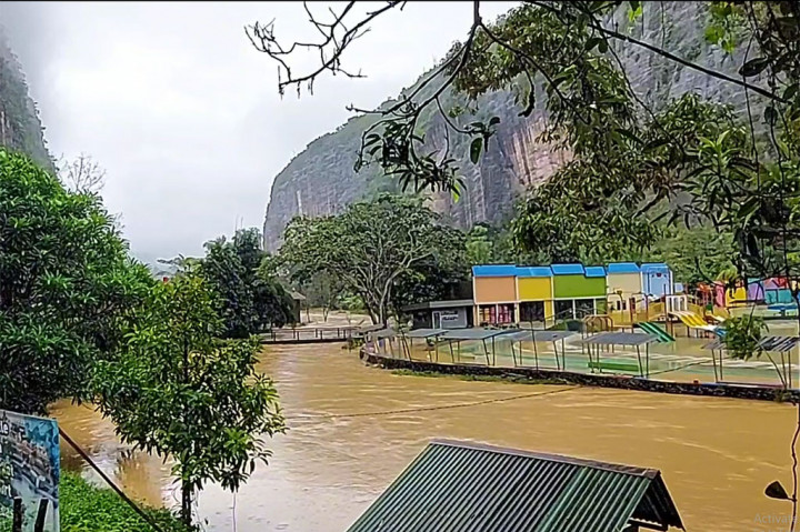 Banjir Kembali Rendam Objek Wisata Lembah Harau