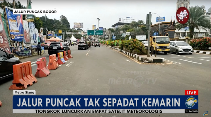 Rekayasa Lalu Lintas Wilayah Puncak Bogor Tetap Berlaku