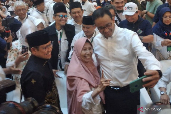 Anies-Muhaimin Hadiri Deklarasi Dukungan Keluarga Besar HMI