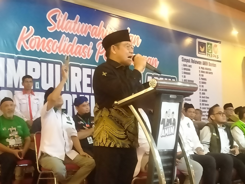 Cak Imin Sebut Tren Kemenangan Pasangan AMIN di Banten Menguat
