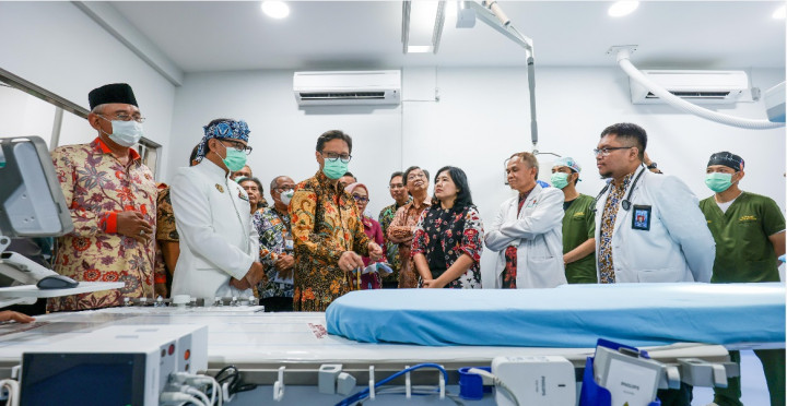 Menkes Budi Gunadi Resmikan Layanan Cath Lab di RSUD Bogor