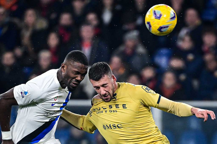 Liga Italia: Inter Milan Ditahan Imbang Genoa 1-1