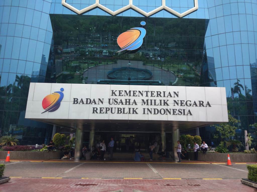 Gedung Kementerian BUMN. FOTO: Medcom.id