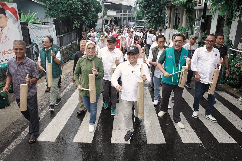 Cak Imin Bunyikan Kentungan, jadi Simbol Ajakan Perubahan